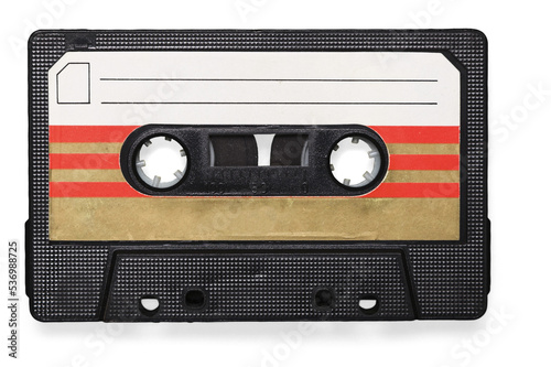 Cassette tape isolated on white