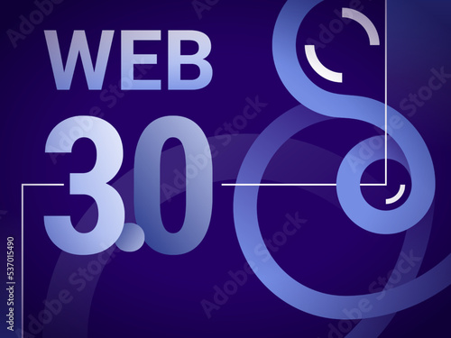 Web 3.0 - next generation of website banner