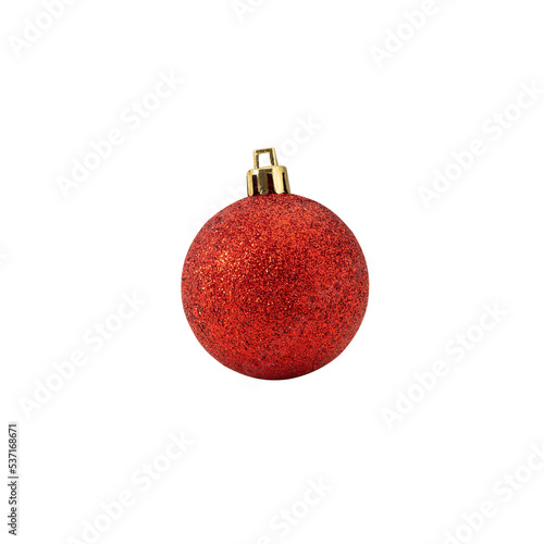 Christmas ball decoration cutout, Png file.