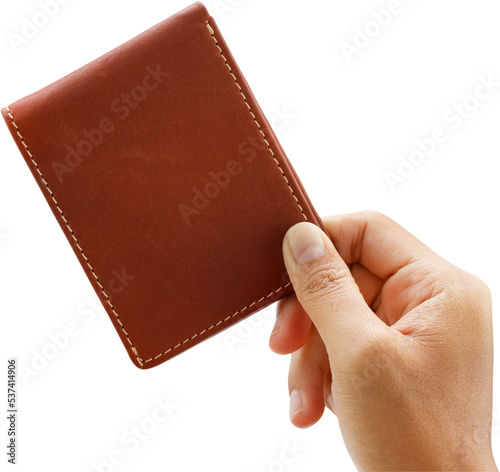 hand holding wallet