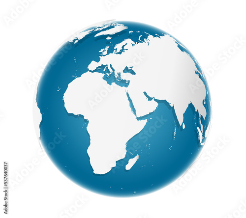 Africa and Eurasia globe icon