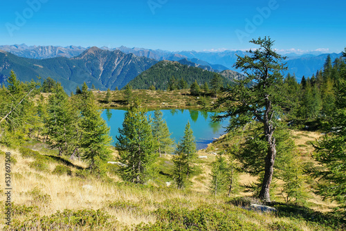 Alpsee Salei im Tessin in der Schweiz, Onsernonetal - mountain lake Alpe Salei, Ticino in Switzerland