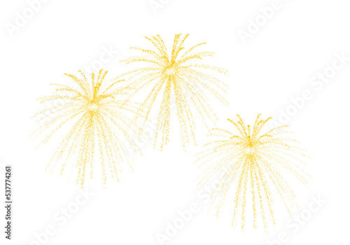 Fireworks for celebration.3D rendering