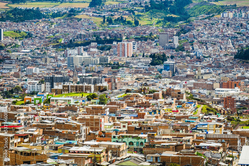 pasto cityscape skyline of colombia city South America 