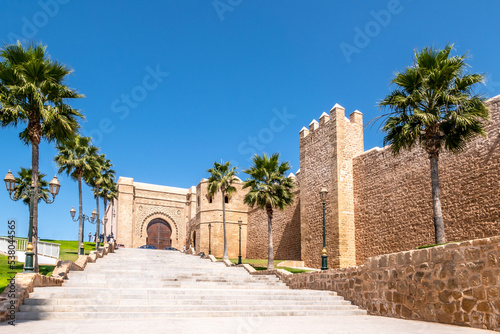 View at the Udayas kasbah in the streets of Rabat - Morocco