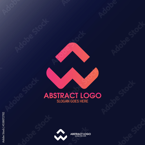 Logo design letter W, suitable for company, community, personal logos, brand logos, Luxury letter w logo design, abstract universal symbol for any related business.