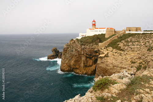 Le phare du Cap Saint-Vincent à Sagres dans l'Algarve au Portugal