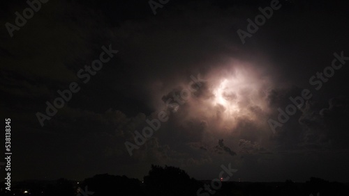 Lightning Storm At Night Heaven Powerful Drone Photography Dji Mini 2