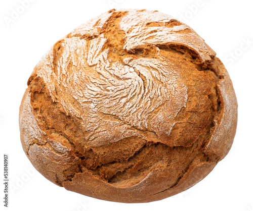 PNG, Round bread made from dark flour.