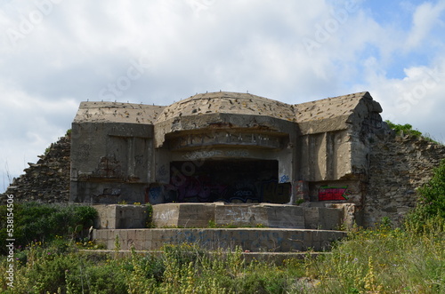 blockhaus à Collioure (Pyrénées Orientales - Occitanie - France)