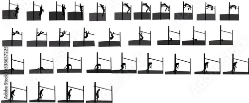 This is an image sequence of High Jump