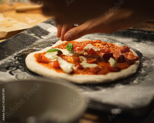 Making neapolitan Pizza