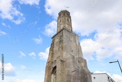 La tour du guêt, construite au 13ème siècle, ville de Calais, département du Pas de Calais, France