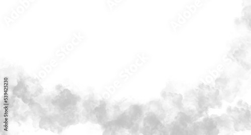 floating white fog effect