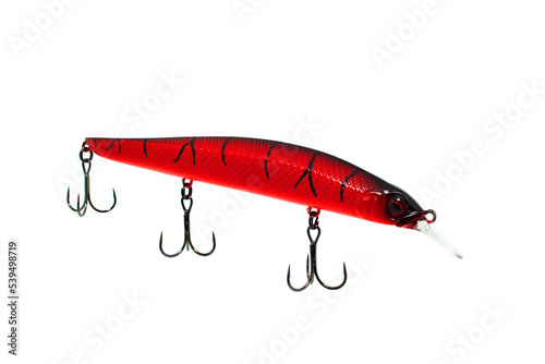 Red wobbler for sport fishing