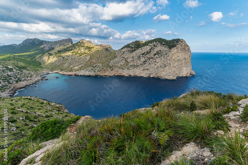 Cap de Formentor - wild coast of Mallorca, Spain. Panorama view.