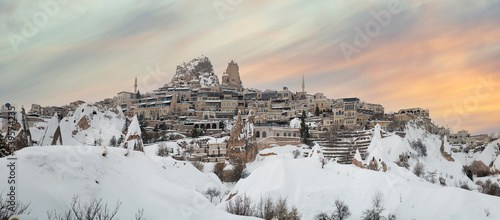 Uchisar panoramic view in Cappadocia