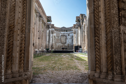 The old disused church of S. Francesco in Fano