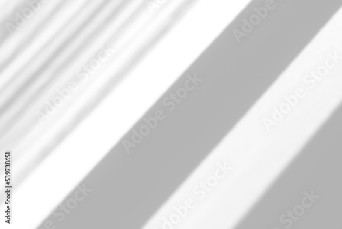 Shadow overlay effect on white background. Abstract sunlight background with window shadows.