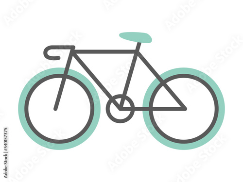 simple line illustration of bicycle