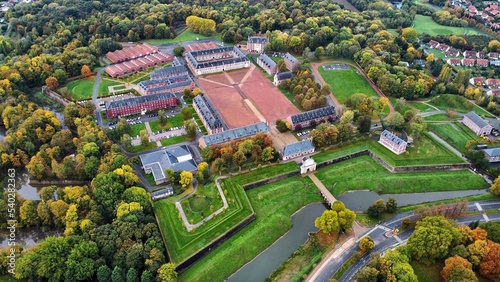 Drone photo citadelle Arras France europe