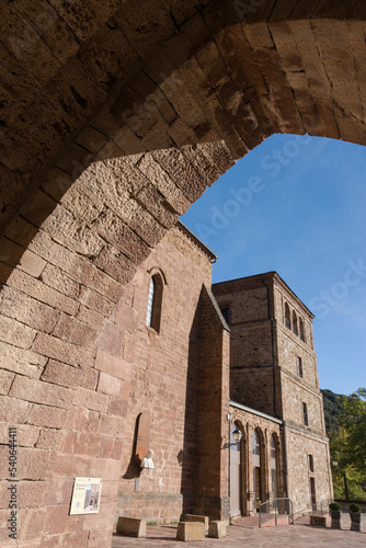 Gate of Valvanera monastery, La Rioja. Spain