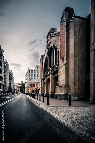 Street of Warsaw Warszawa centrum