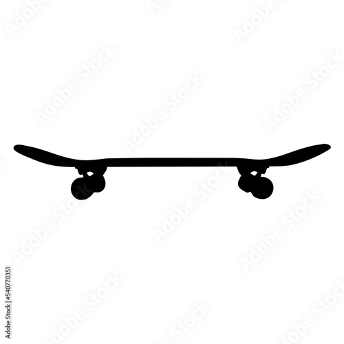skateboard isolated