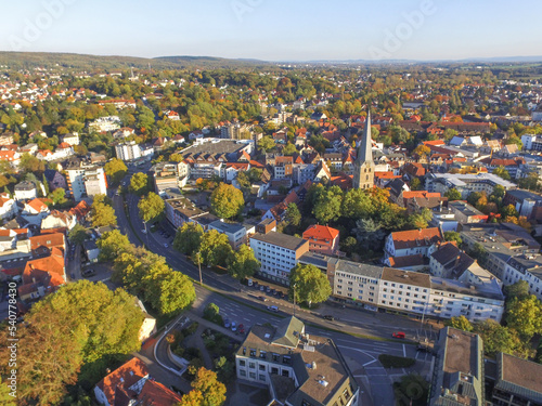 Luftaufnahme Hansestadt Stadt Herford in Nordrhein-Westfalen