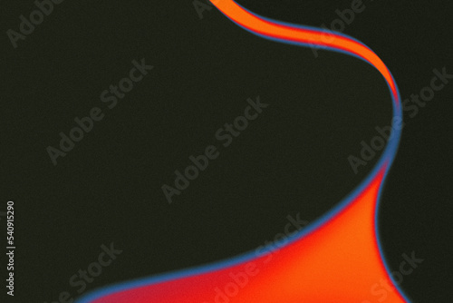 abstract concept design, modern trendy gradient background with grainy texture, hot magma wave, smoth fluid shape