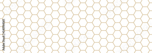 White hexagon on light brown backgrounds. Abstract pattern football. Abstract tortoiseshell. Abstract honeycomb
