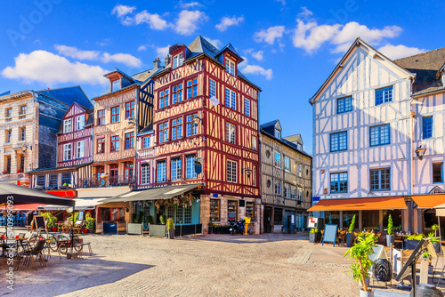 Rouen, Normandy, France. The Old Market Square.