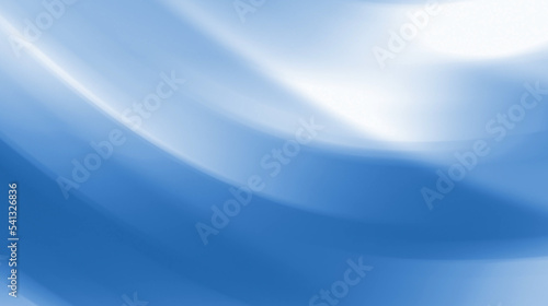 Abstract blue blurred waves. Curve blue shape 3D paper style abstract background illustrator design.