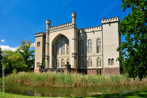 Neogothic Castle of Dzialynski. Kornik, Greater Poland Voivodeship, Poland.