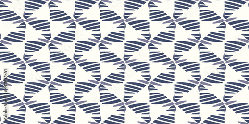 Ceramic Geo Tile. Symmetry Design. Watercolor Geometric Pattern. Vector Seamless Wallpaper. Violet Artistic Ethnic Boho Print. Blue Bohemian Surface Pattern. Bohemian Geometric Print.