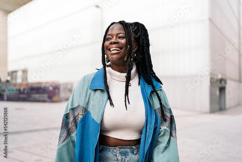 Cheerful African Woman Portrait