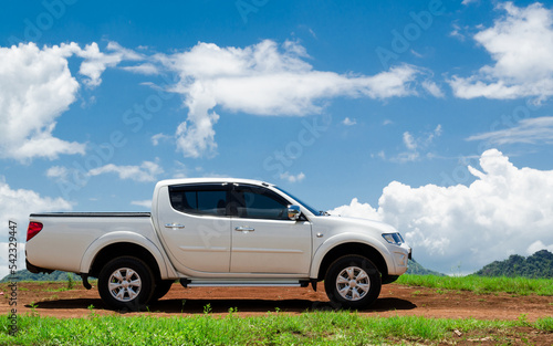 adventure car pick up on Mountain