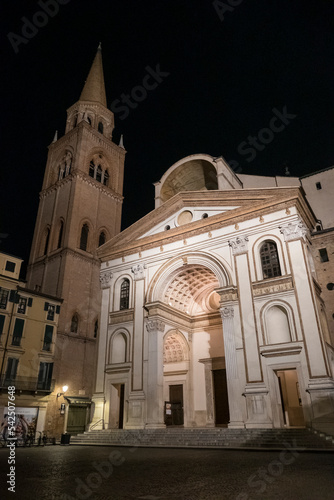 The beautiful Basilica of Saint Andrea in Mantua