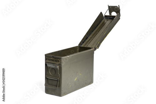 Old ammunition box