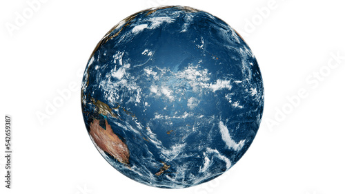 Another view of 3d images of planet earth on an alpha channel background.