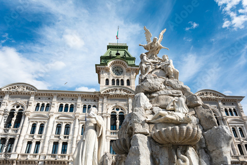 Unity of Italy Square in Trieste, Italy