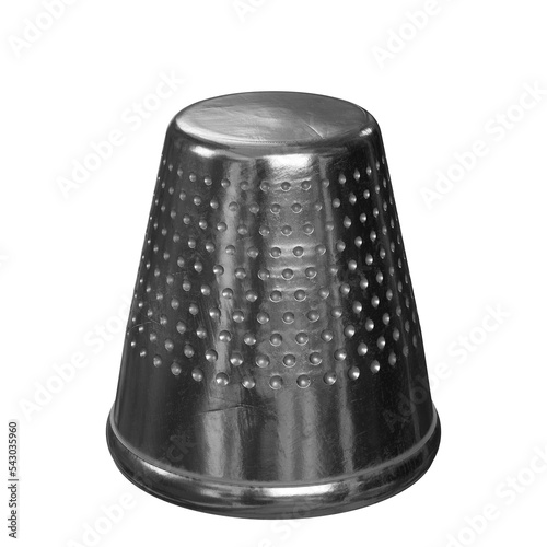 3d rendering illustration of a thimble