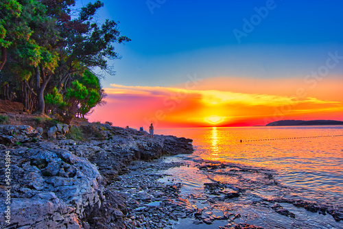 Croatia Sunset on the Beach