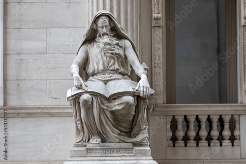 Statue outside the Appellate Division of the New York State Supreme Court in Manhattan