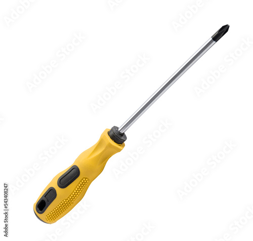 screwdriver with rubber grip