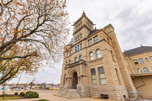 Overcast view of the Springfield Historic City Hall