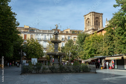 Fuente de los Gigantones fountain in Granada