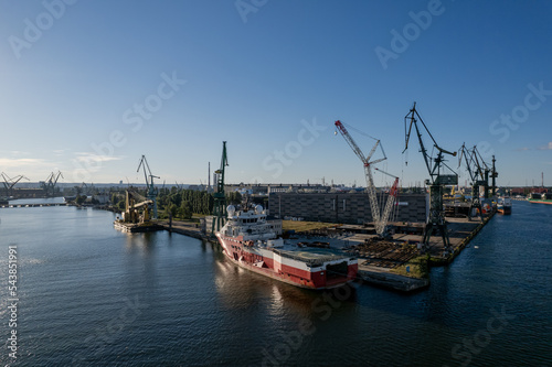 Harbor Gdańsk city stocznia 