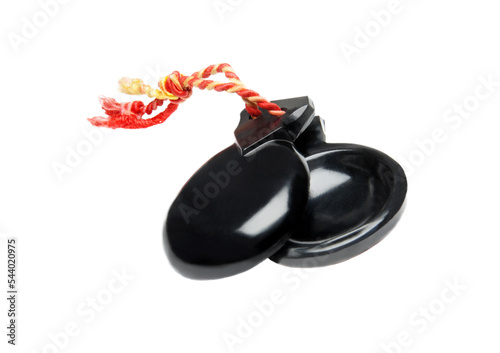 castanets isolated, png file