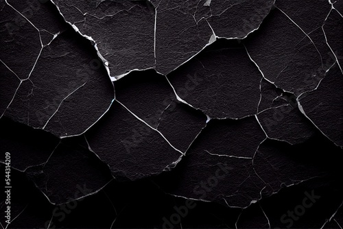 Dark and grey grainy stone coal surface texture illustration